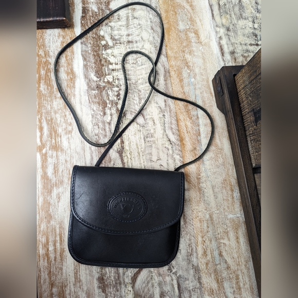 Vintage Micheal Green Genuine Leather Crossbody/Belt Bag - Picture 1 of 9